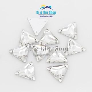 Đá Kết Pha Lê Hình Tam Giác Dùng Trang Trí, Đính Kết Trang Phục, Làm Phụ Kiện Thời Trang