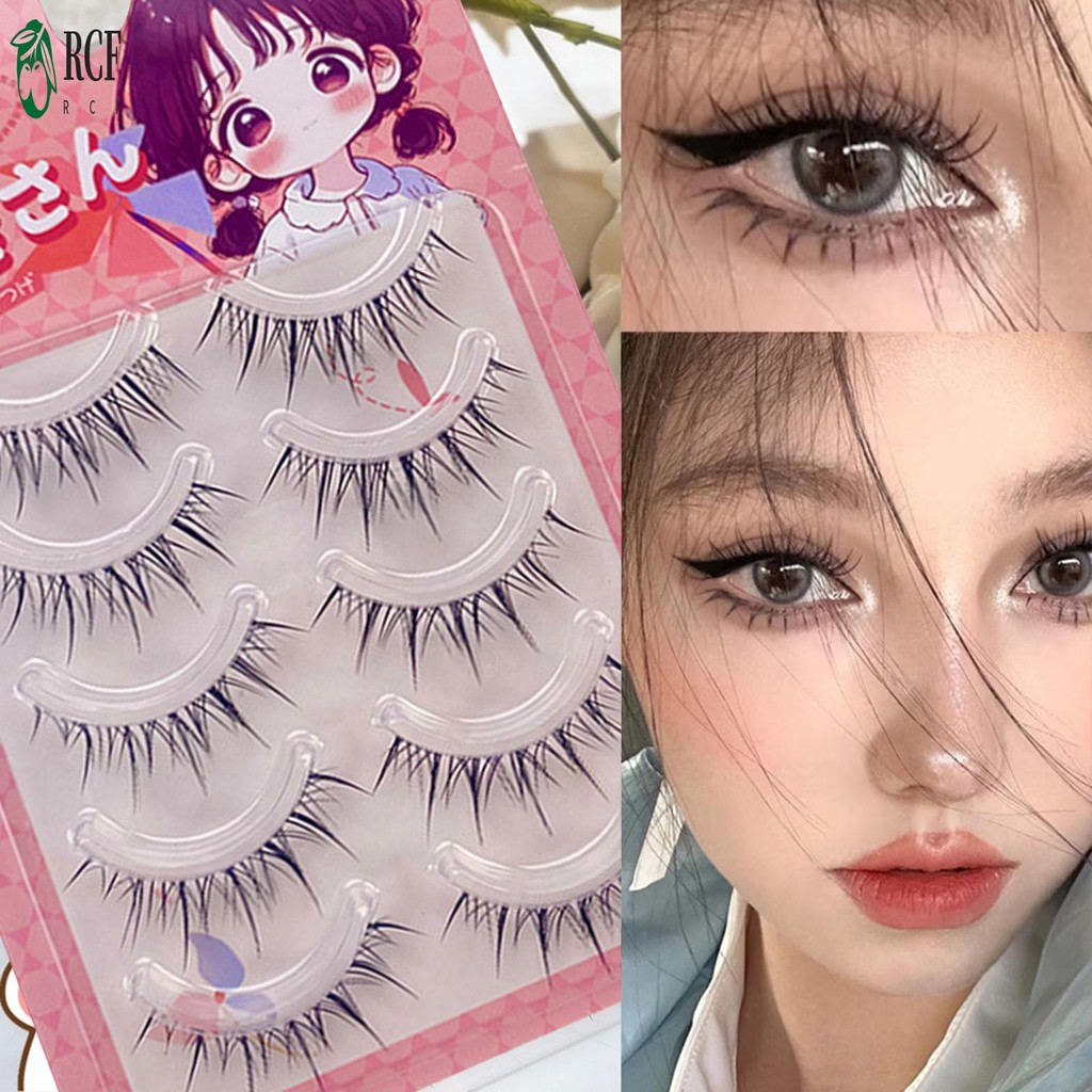 Giao hàng từ Việt Nam kèm keo dán miễn phí  Cặp Cosplay Manga Mi Nhìn Tự Nhiên Lông Mi Giả Hoàn Hảo Cho Bé Gái Trang Điểm Mắt Ngủ