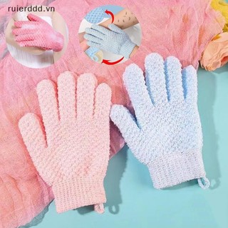 # Ruierddd # Găng tay đi tắm Găng tay đi tắm làm sạch vòi hoa sen SPA Xốp chà bùn Lột Găng tay tẩy tế bào chết Găng tay Massage tắm Đồ dùng phòng tắm.