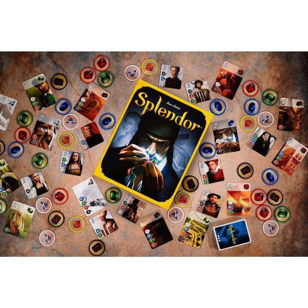 [Luật Việt] Splendor Bản Chip Nhựa Cao Cấp kèm bản mở rộng Cities Of Splendor Tigar boardgame