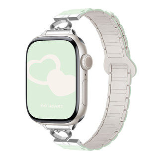 Love Three Silicone Magnetic Straps For Apple Watch Ultra 46/44/40/49/45/41/42/38/45mm iwatch Series Ultra/10/9/8/7/6/5/4/3/2/1