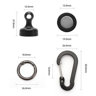 Móc treo từ đa chức năng cho mái che ngoài trời, móc leo núi