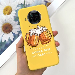 Dành Cho Xiaomi Mi 10T Lite Vỏ Hoa Phổ Biến Đá Cẩm Thạch Mỏng Mềm Mờ Silicon Ốp Lưng Điện Thoại Xiaomi Mi 10i Mi10T Lite