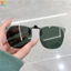 Clip On Sunglasse Kính lật Kính râm phân cực Gradient Kính râm Photochromic UV400