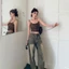 IAPPORTUNIA Da Báo In Sling, Look Slim Summer Spice Girl Vest, Thời Trang Thoáng Mát Thông Thường Khí Ống Top Ngoài Trời