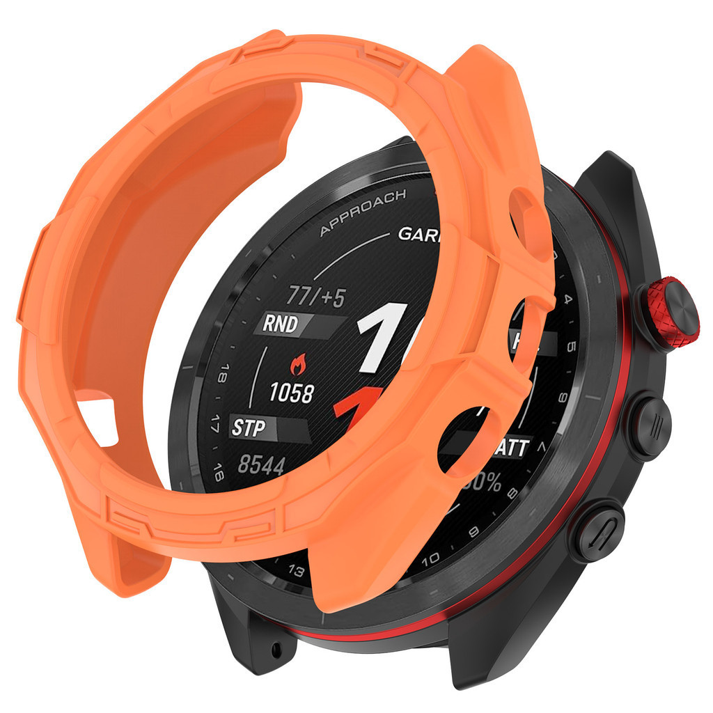 Garmin ApproachS70 Silicon Rỗng Ra Vỏ TPU Mềm Khung Ốp Lưng Đồng Hồ Cho Garmin Approach S70 42mm 47mm Chống Vân Tay Chống Trầy Xước Bảo Vệ Màn Hình Đồng Hồ Thông Minh
