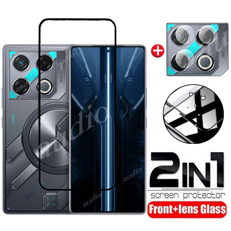Infinix GT 50 Pro 5G 2in1 Kính Cường Lực Cho Infinix GT 20 30 50 Pro 50Pro 5G Bảo Vệ Màn Hình HD Mềm Phim Len Cho Infinix GT20 GT50 Pro 5G Bảo Vệ Màn Hình Phim Điện Thoại