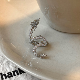 ⭐ Phong Cách Mới Tinh Tế Đơn Rồng Tai Kẹp Bông Tai Kim Cương Ánh Sáng Sang Trọng Cao Cấp Cảm Giác Không Xuyên Bông Tai Nữ Trang Sức