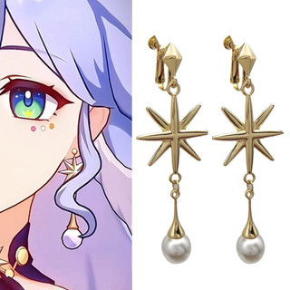 YT2 Honkai Star Rail Penocony Robin bông tai cosplay tai kẹp tai đinh tán đồ trang trí TY2