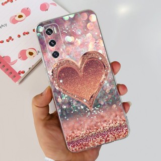Dành Cho Vivo V2022 V2023 V20 SE Vỏ Hoa Bướm Mềm Trong Suốt Silicon Ốp điện thoại Cho Vivo V20 SE V20SE