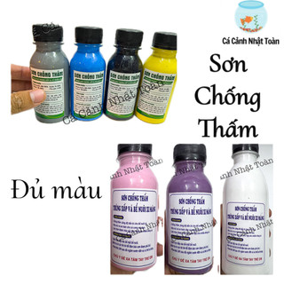 Sơn chống thấm cho thùng xốp (nuôi cá cảnh) (100ml, 200ml, 300ml, 500ml)