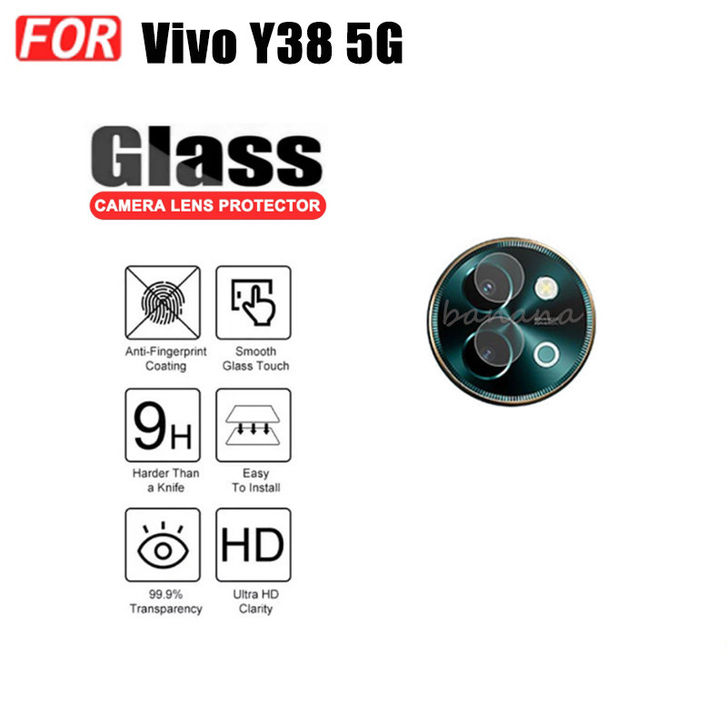 Kính cường lực gốm 3 TRONG 1 VIVO Y38 5G cho Vivo Y03 Y18E Y 18 Ống kính máy ảnh Kính bảo vệ màn hình và phim mặt sau
