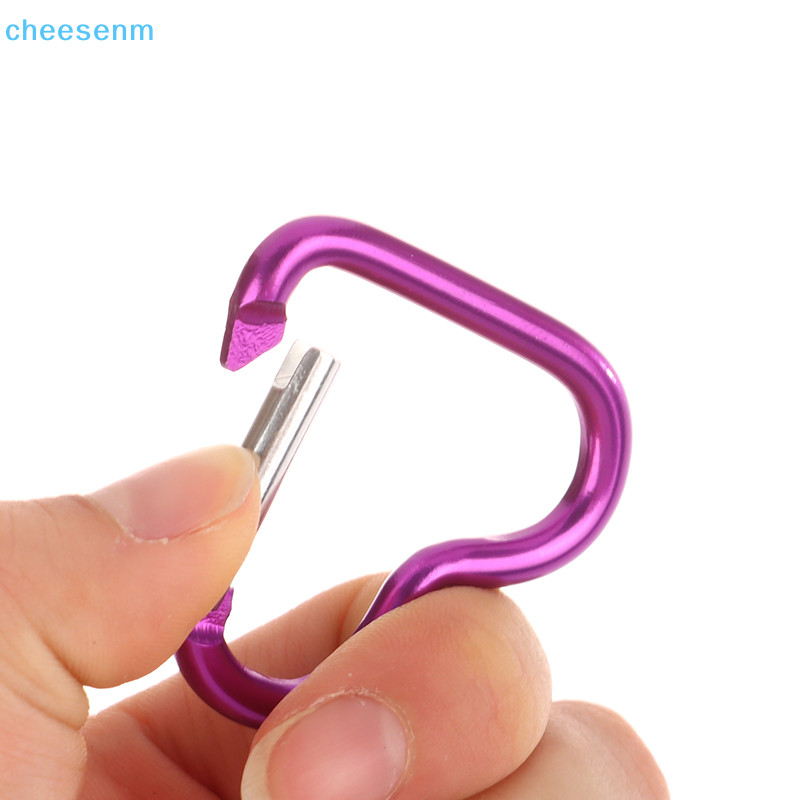 Cheenm 1 Hình Trái Tim Hợp Kim Nhôm Carabiner Kẹp Móc Khóa Ngoài Trời Khóa Chai Nước Khóa Phụ Kiện Du Lịch VN