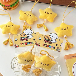 Hwetr Hoạt Hình Sang Trọng Ngôi Sao Mặt Dây Chuyền Quà Tặng Trang Trí Màu Vàng Sang Trọng Túi Phụ Kiện Túi Pendnat Chìa Khóa Xe Phụ Kiện Mới