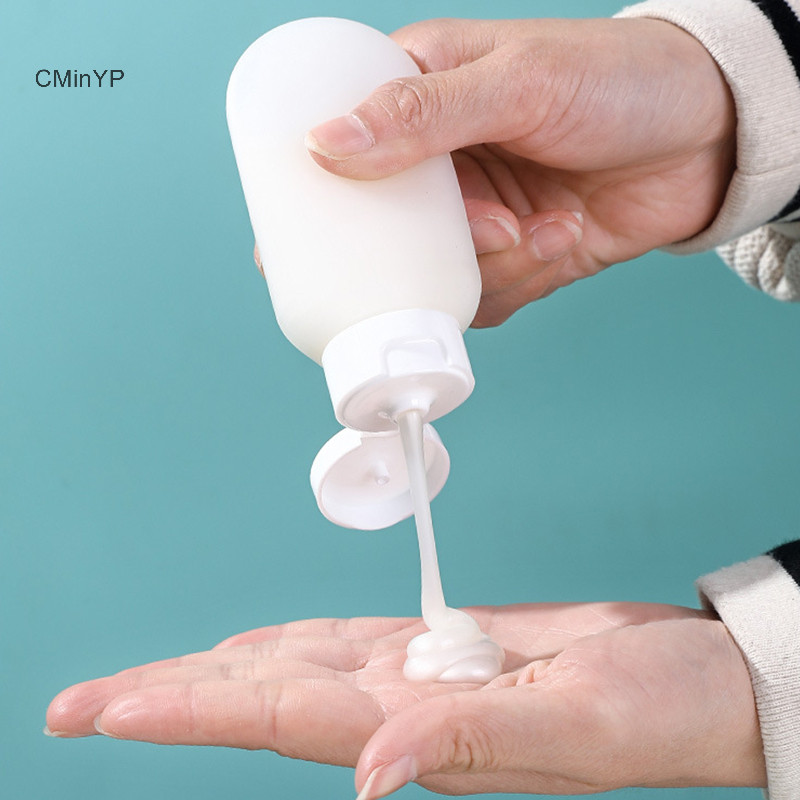 Cminyp 3 Cái / bộ Chai Có Thể Đổ Lại 60ml Silicon Mềm Lotion Hộp Bóp Ống Chai Trống Di Động Du Lịch Dầu Gội Chai Vinh Quang