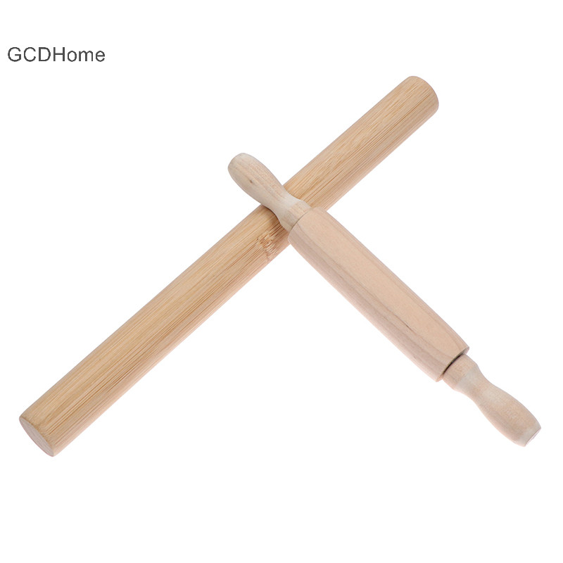 Gcdhome Cán Pin Gỗ Chắc Chắn Chống Bấm Dính Nướng Bột Dụng Cụ Nhà Bếp HOT
