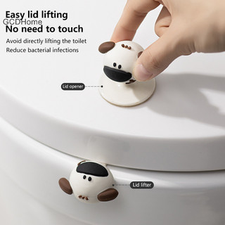 Gcdhome Bồn Cầu Nâng Ghế Động Vật Thiết Kế Hoạt Hình Chảy Máu Cừu Nắp Bồn Cầu Nâng Móc Chống Bẩn Tay Cầm Dụng Cụ Mở Vệ Sinh Nắp Ghế Nâng HOT