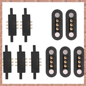 5 Cặp Đầu Nối Pin Pogo Từ Tính Tải Lò Xo 3 Vị Trí Nam Châm Sân 2.3MM Qua Lỗ Đầu Dò Nam Nữ (R F C V)
