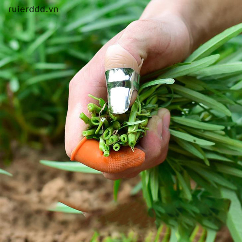 # New # Portable Finger Cover Harvesg Cắt tỉa Pick Separator Máy cắt ngón tay cái rau củ.