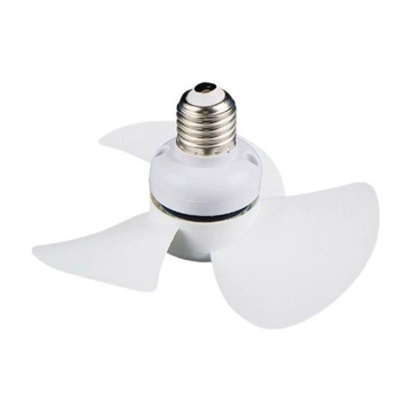 Quạt E27 Quạt trần hiện đại nhỏ 6 inch 10W 1000r / phút Tốc độ 3 lá quạt có phích cắm cho ký túc xá Văn phòng tại nhà