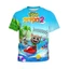 Tương tác Talking Tom thế giới trò chơi Áo thun 3D-kidscartoon mèo vui nhộn tay ngắn