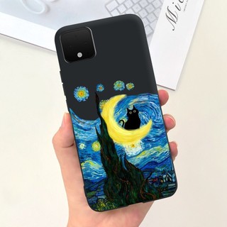 Dành Cho Google Pixel 4 XL Ốp Lưng G020P G020 Vỏ Silicon Mềm Chống Sốc Hoa Hoạt Hình Dễ Thương Cho Google Pixel XL4