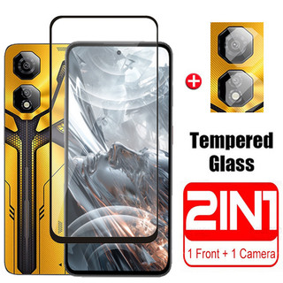 Kính Cường Lực 2in1 Cho ZTE nubia Neo 5 2 3 GT 5G 2024 Bảo Vệ Màn Hình Full Cover Phim Bảo Vệ Điện Thoại Cho Neo5 Neo5GT Neo5Pro Neo2 nubiaNeo Neo3 Neo3GT Ống Kính Máy Ảnh