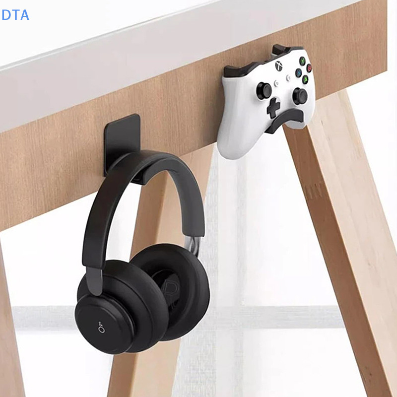 Dta Đa Năng Treo Tường Tai Nghe Đứng Chơi Game Bộ Điều Khiển Giá Đỡ Tai Nghe Hiển Thị Dưới Bàn Móc Treo Móc Cho Tai Nghe PO