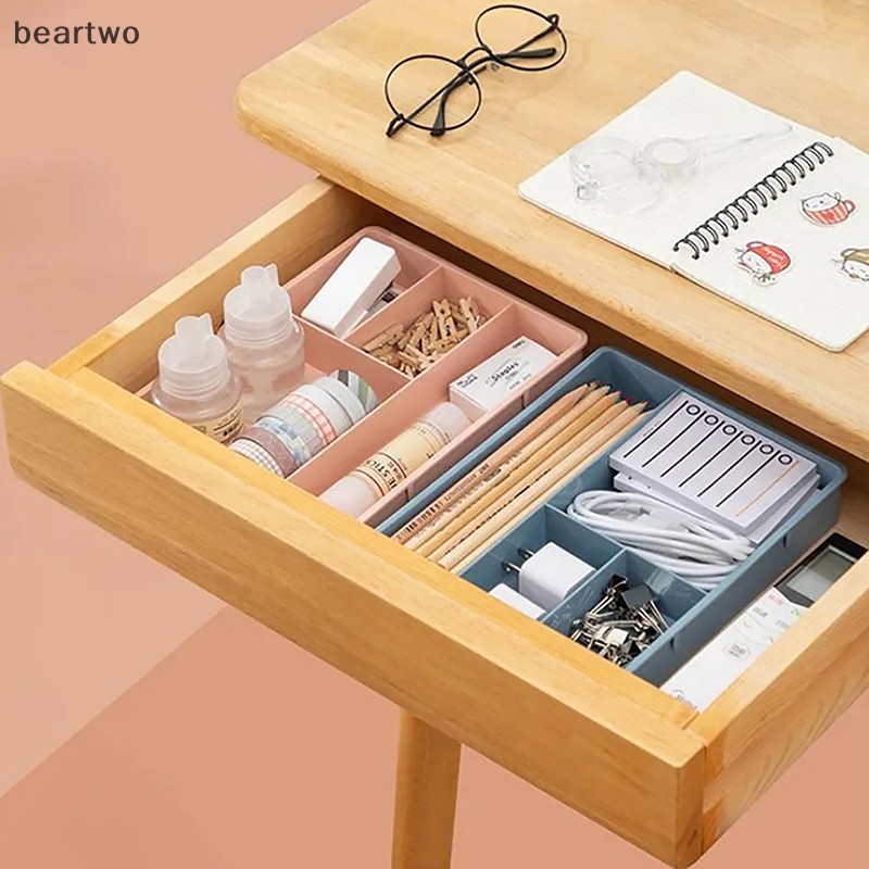 < Beartwo > Bộ sắp xếp ngăn kéo, khay trang điểm, phòng tắm, nhà bếp, bàn làm việc Dr