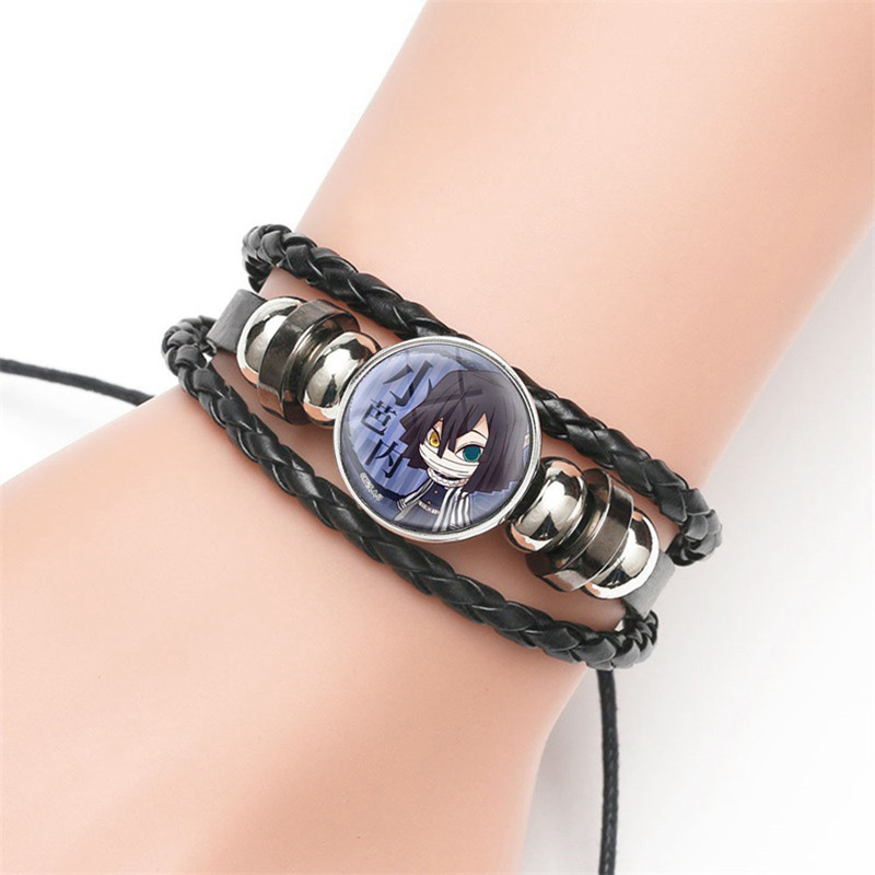Aasleaty Handmade Bện Vòng Tay Kamado Nezuko Ma Vòng Tay Anime Demon ...