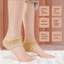 Vỏ bảo vệ gót chân GUSTAVA, Tất gót chân bằng silicon chống nứt Plantar Fasciitis, Miếng đệm giày giảm đau bằng vải Polyester dưỡng ẩm gót chân