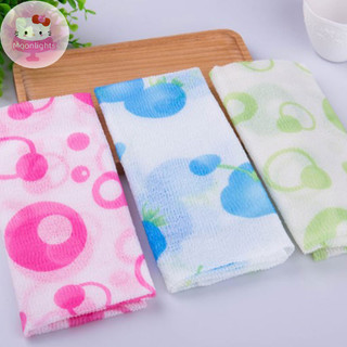 Moonlights Nylon Rửa Khăn Vải Làm Đẹp Da Cơ Thể Tẩy Tế Bào Chết Tắm Rửa Phòng Tắm EN
