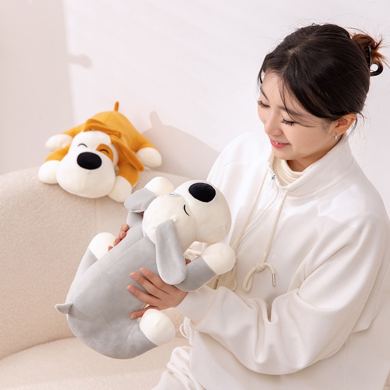 Kawaii Mỉm Cười Chó Sang Trọng Đồ Chơi Vui Vẻ Màu Cam Xám Chó Con Sang Trọng Búp Bê Gối Pug Dễ Thương Nhồi Bông Đồ Chơi Đệm Nhà Trang Trí Phòng Ngủ Tựa Đầu Mềm Mại Cho Bé Đồ Chơi Làm Dịu Trẻ Em Quà Tặng Sinh Nhật