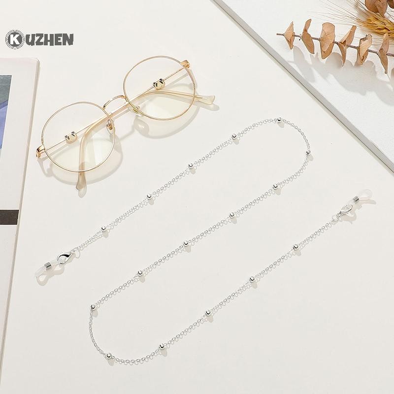 Kuzhen Kim Loại Đính Hạt Kính Dây Đeo Mặt nạ Vòng Cổ Kính Mát Dây, 60-100 Nhân Vật HOT