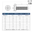 Chất liệu thép không gỉ 304 Chàm chéo xiên đầu phẳng cạnh xiên Đai ốc vít bằng thép không gỉ Daquan M4M5M6M8M10