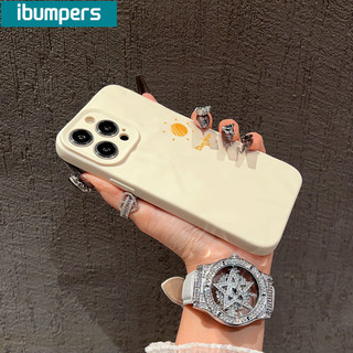 ibumpers Ốp Lưng IPhone Đơn Giản Mặt Trời Hướng Dương Cặp Đôi Họa Tiết Cho IPhone 16 15 14 12 13 11 Pro Max IP 7 8 Plus X XS XR Ốp Điện Thoại Silicon Mềm Chống Sốc