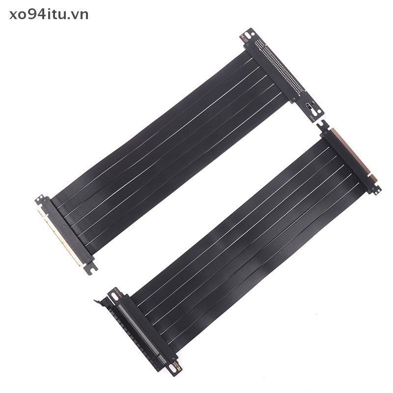 Xoitu Full Speed PCIE 3.0 4.0 16x Riser Cáp mở rộng Card đồ họa PCIE Express GPU Mở rộng Card Riser Shielded Extender VN