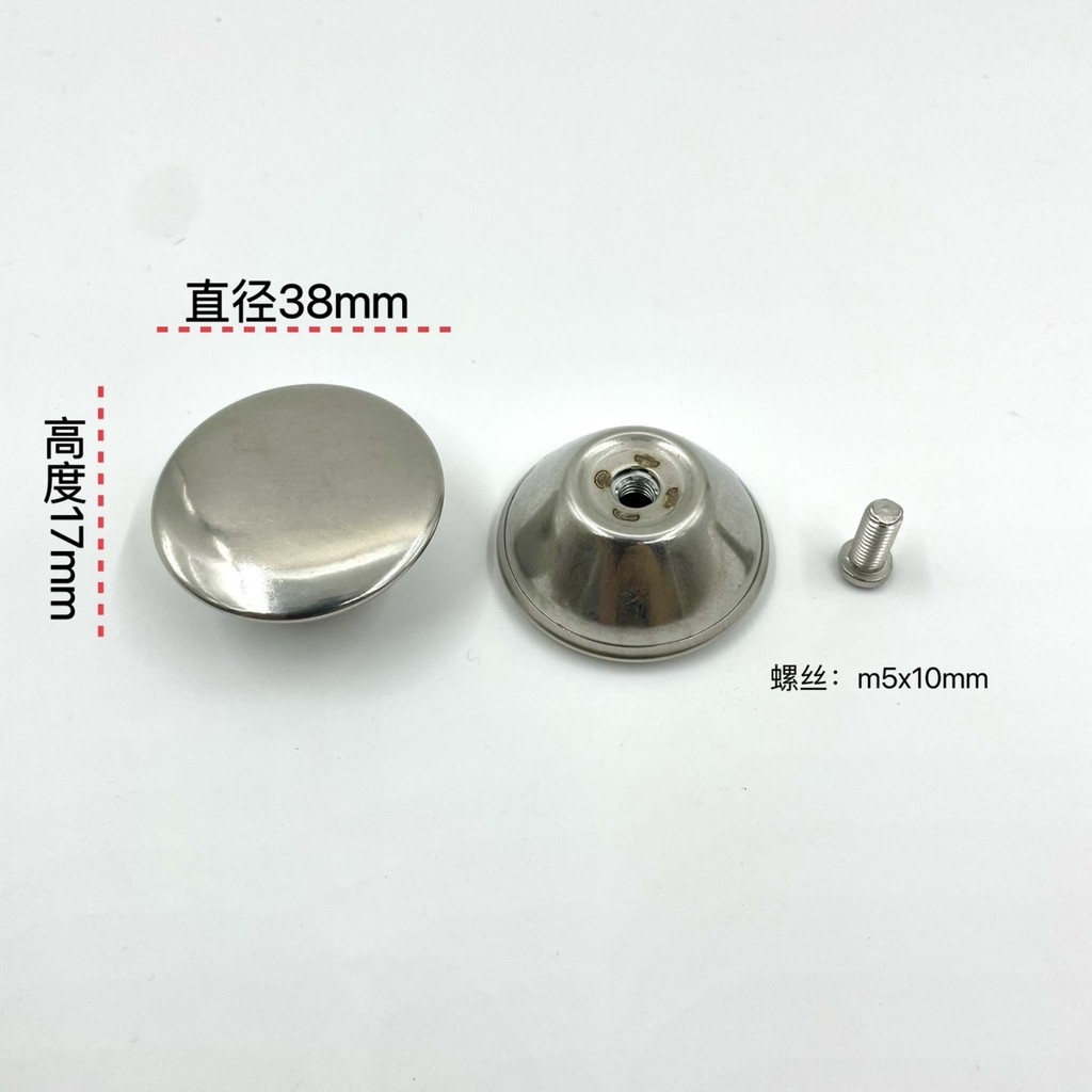Thép không gỉ Sức Khỏe Nồi Nắp Tay Cầm Cốc Nước Nắp Nắp Nắp Nắp Phụ Kiện Nắp Ấm Trà Nắp Hạt Top Đáy Tròn 30403