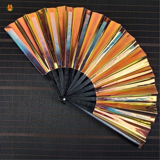 Quạt gấp tay cỡ lớn Quạt gấp tay Rave Quạt móc khóa