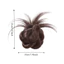 FUJIOU Messy Bun Head Tóc Giả, Tổng Hợp Scrunchie Móng Vuốt Thấp Chignon, Phụ Kiện Tóc Nửa Dây Buộc Tự Nhiên Lông Tơ Đầu Đuôi Ngựa Sử Dụng Hàng Ngày