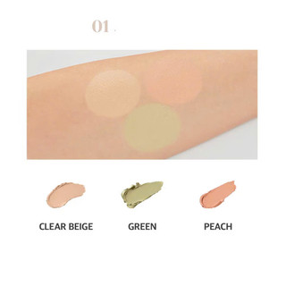 [THE SAEM] Che Khuyết Điểm Triệt Sắc The Saem Cover Triple Pot Concealer 3 ô, CKĐ Quốc Dân Siêu Dễ Dùng