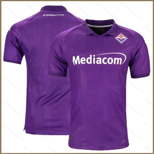 5y 2024-2025 Serie A ACF Fiorentina Áo thi đấu sân nhà Trẻ em Người lớn Áo thun bóng đá Plus Size