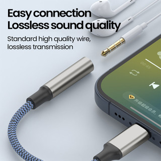 Bộ chuyển đổi cáp âm thanh AUX Elough USB C sang 3,5 mm USB Type C Nam sang giắc cắm 3,5 mm