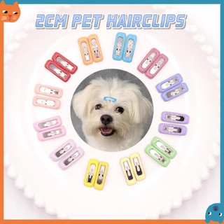 2cm Thú Cưng Kẹp Tóc BB Kẹp Cho Teddy Yorkie Bichon Maltese Chó Con Dễ Thương Mũi Kẹp Tóc Cho Giống Nhỏ