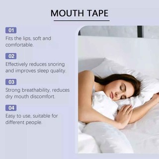 ​Noctivio Anti Snoring Mouth Tape Nose Breathing Improving Reduce Mouth Dryness Better Sleeping Closed Mouth Stickers