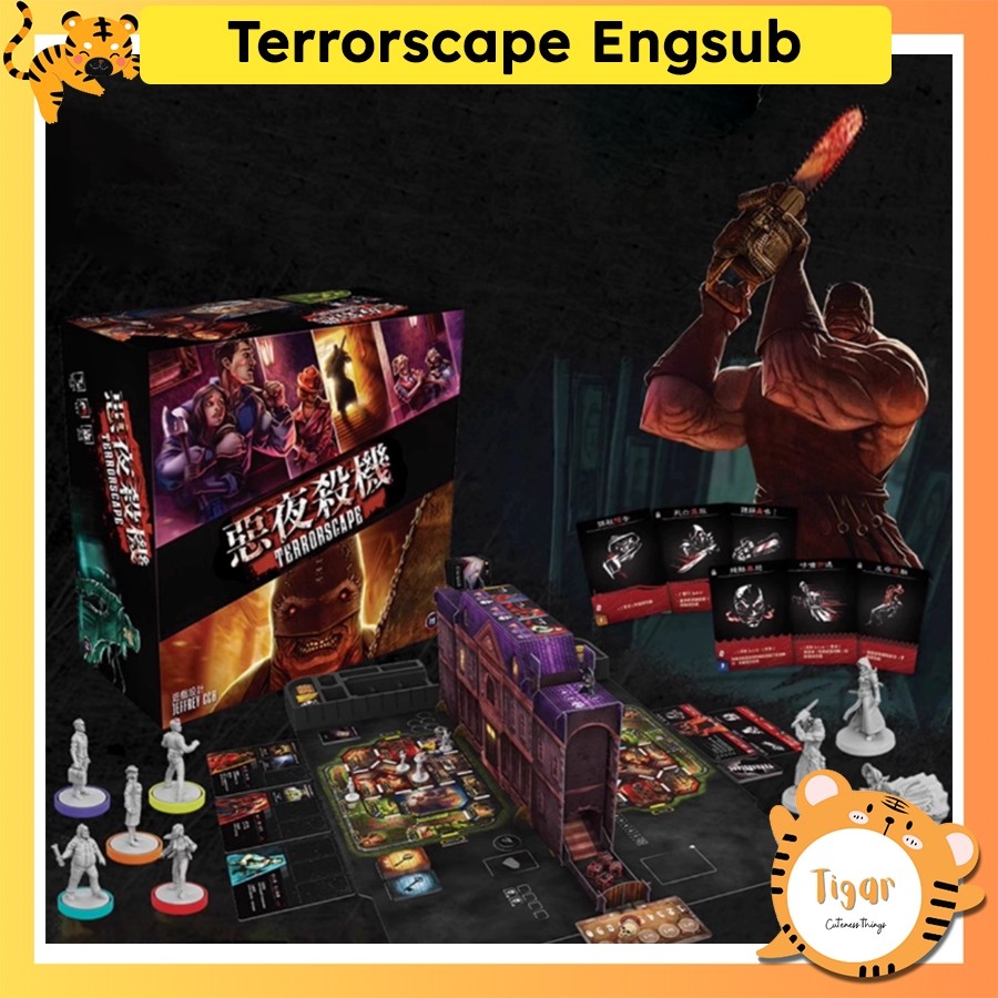 Boardgame Terrorscape + 3 Expansion Siêu phẩm boardgame kinh dị bản Trung Engsub Tigarboardgame
