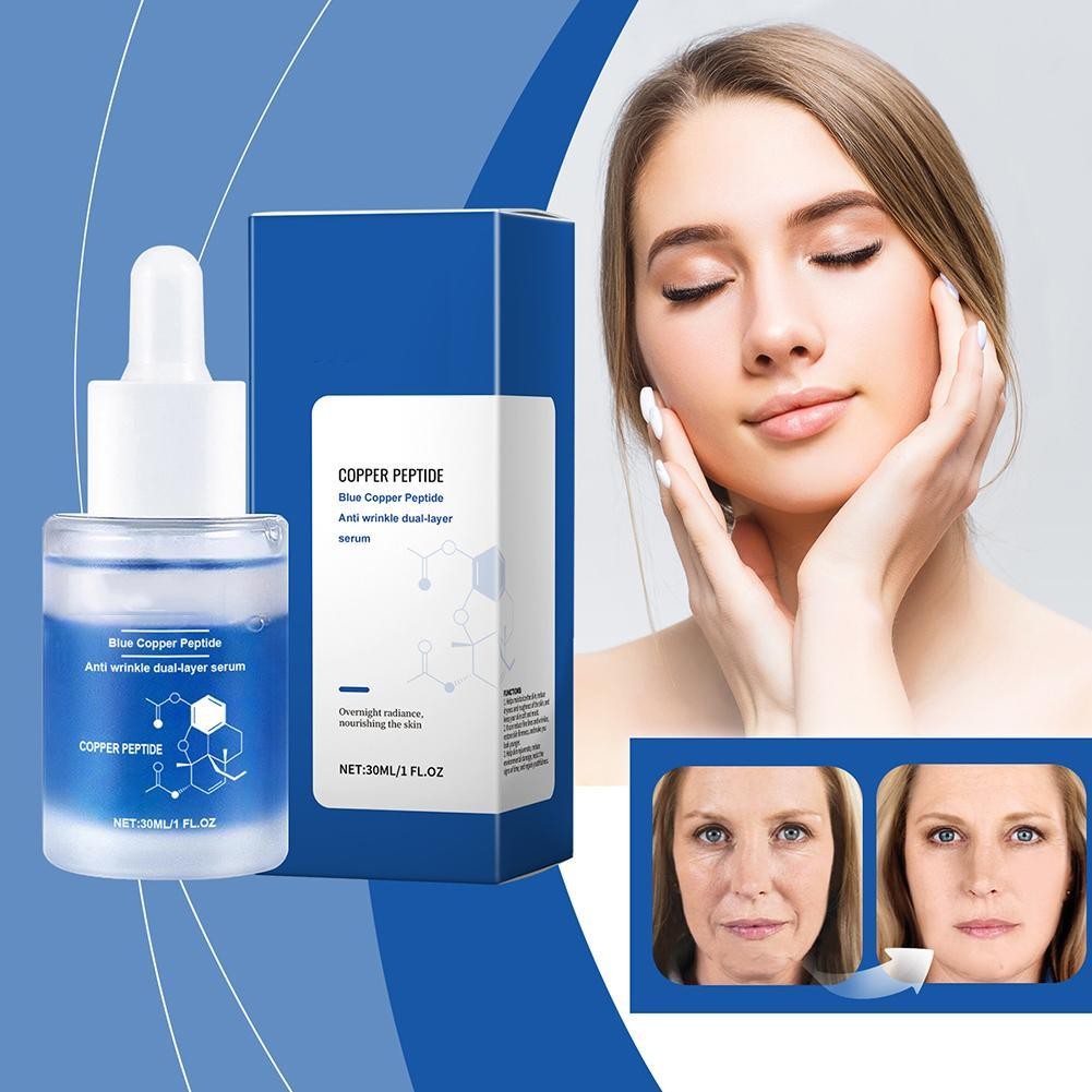 Đồng Peptide Chống Lão Hóa Serum Đồng Peptide Collagen Serum Dưỡng Ẩm Mạnh Mẽ E3w9