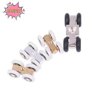 Pnpia Phòng Tắm Đồng Bốn Gót Ròng Rọc Con Lăn Cho Phòng Tắm Kính Cửa Trượt Chống Thấm Nước Mang Theo Cửa Cần Cẩu Nhà Vệ Sinh Boutique