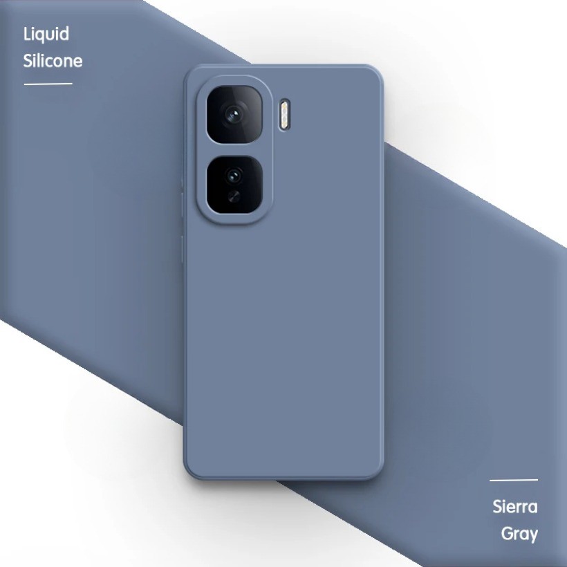 Ốp Điện Thoại Funda Mềm Cho VIVO iQOO Neo 10 Neo10 Pro 10Pro 5G Hợp Đồng Màu Nguyên Chất Silicon Lỏng Chống Sốc Mặt Sau Sang Trọng