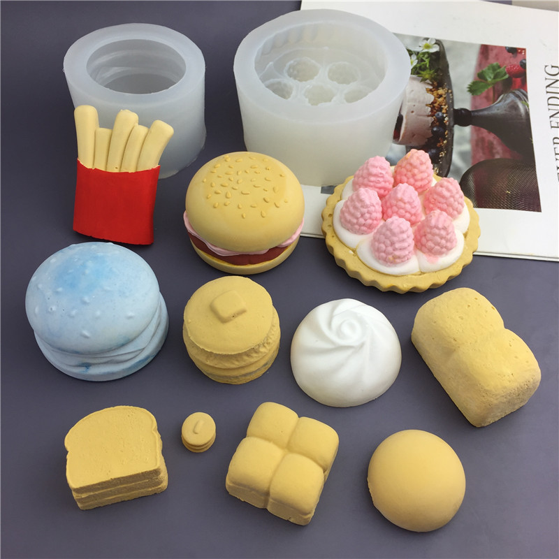Khuôn silicon làm bánh Muffin, khoai tây chiên, Hamburger, pudding, bánh mì nướng, tháp mâm xôi